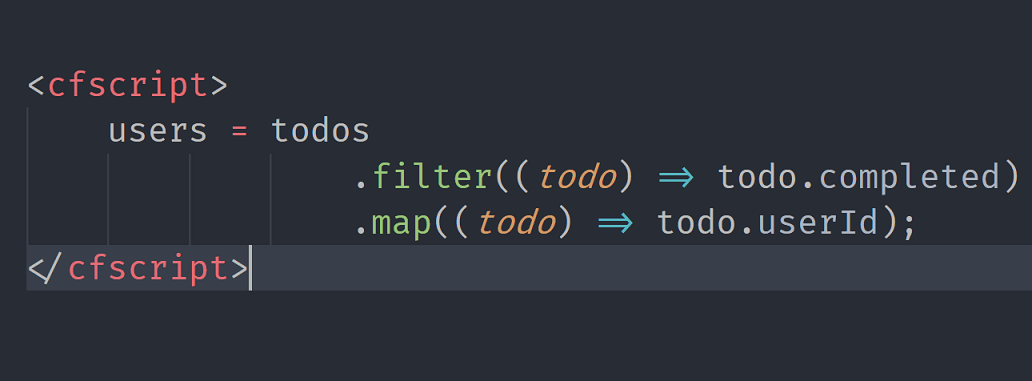 CFML functional programming approach